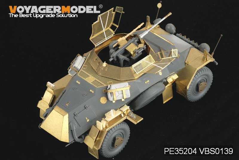 Maquette Voyager PE35204 Sd.Kfz 222 4Rad de la Seconde Guerre mondiale pour TAMIYA au 1/35 – image 2