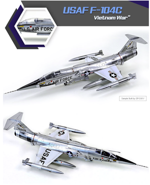 Academy 12576 USAF F-104C Vietnam War 1/72 – zdjęcie 4