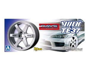 Jantes et pneus Aoshima 01001 Volk Racing Te37 1/24