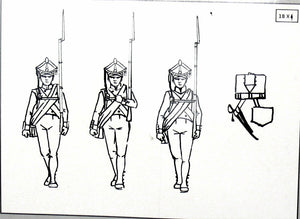 Hat 9320 Napoleonic Russian Musketeers (Marching) 1/32