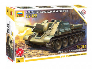 Zvezda 5043 SU-122 DESTRUCTEUR DE CHARS SOVIETIQUE 1/72