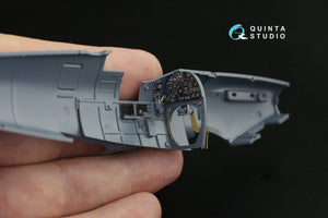 Intérieur imprimé en 3D et coloré sur papier décalcomanie (Eduard) Quinta Studio QD48205 Spitfire Mk.II 1/48 – immagine 7