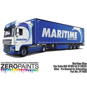 Peinture Zero Paints ZP-1400 Bleu maritime Italie Kit DAF XF105 IT-3920 – immagine 2