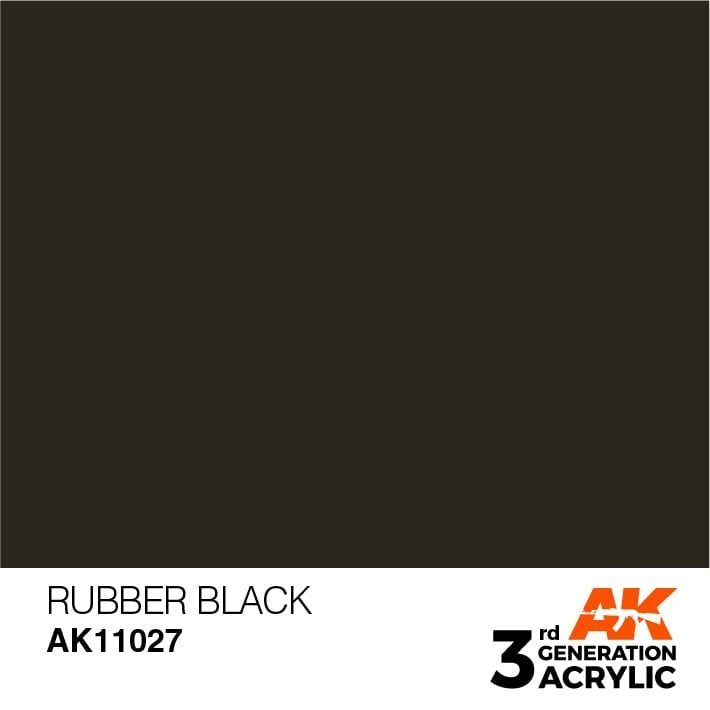 AK Interactive AK11027 Caoutchouc Noir 17 ml – image 2