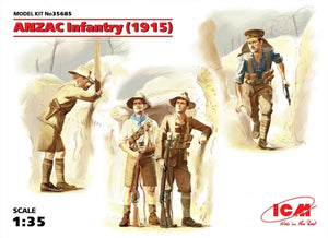 ICM 35685 Infanterie ANZAC (1915) (4 figurines) 1/35