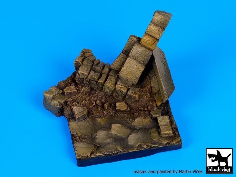 Black Dog D35055 Mur en ruine n°2 socle 1/35  – Bild 5