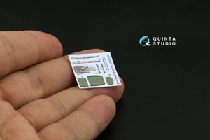 Quinta Studio QD72060 Su-35S 3D-Printed &amp;amp; coloured Interior on decal paper (GWH) 1/72 – zdjęcie 4