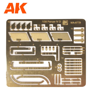 AK Interactive AK35504-B PZ.KPFW.IV AUSF.D AFRIKA KORPS + 5 FIGURINES ÉQUIPAGE DE CHARS ALLEMAND AFRIKA KORPS 1/35 – immagine 5