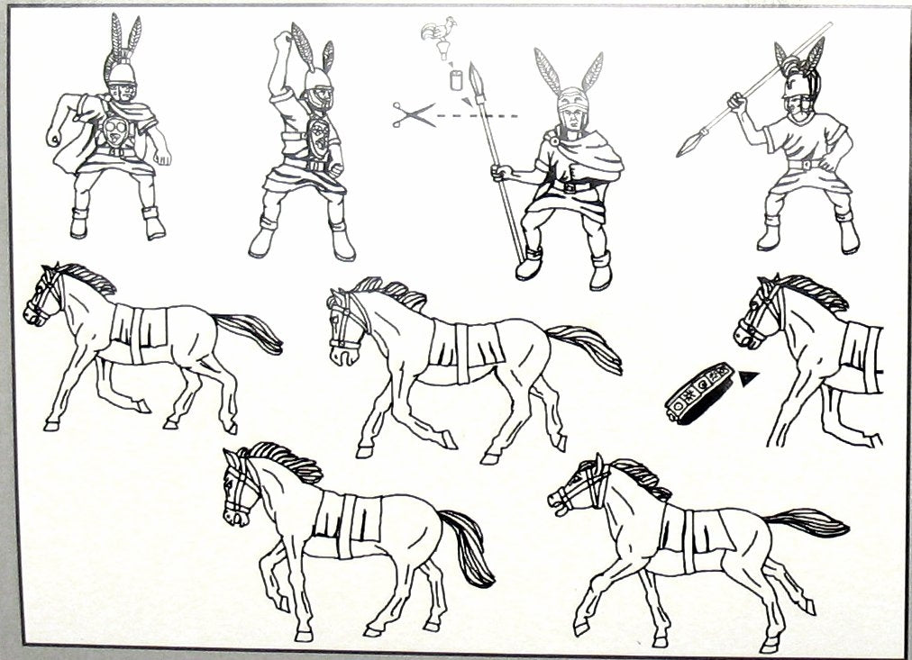 Hat 9054 Italian Cavalry and Command 1/32
