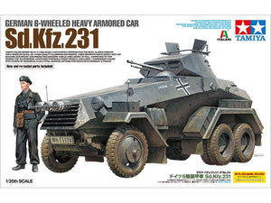 Tamiya 37024 Voiture blindée lourde allemande à 6 roues Sd.Kfz.231 1/35