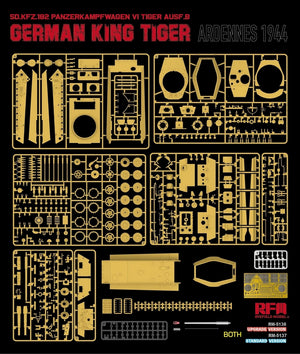 Rye Field Model 5137 German King Tiger Pz.Kpfw. VI Ausf. B Ardennes 1944 Standard Version 1/35 – image 6