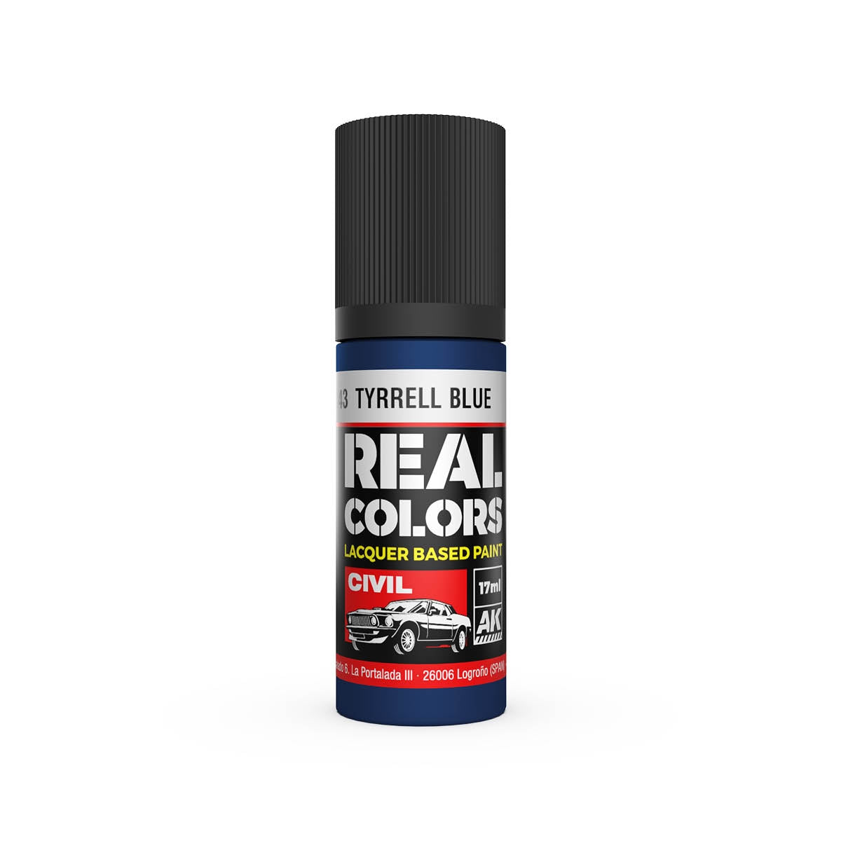 AK Interactive RC843 Tyrrell Bleu 17 ml – imagen 2