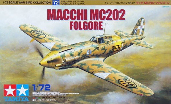 Tamiya 60772 Macchi MC202 Folgore 1/72