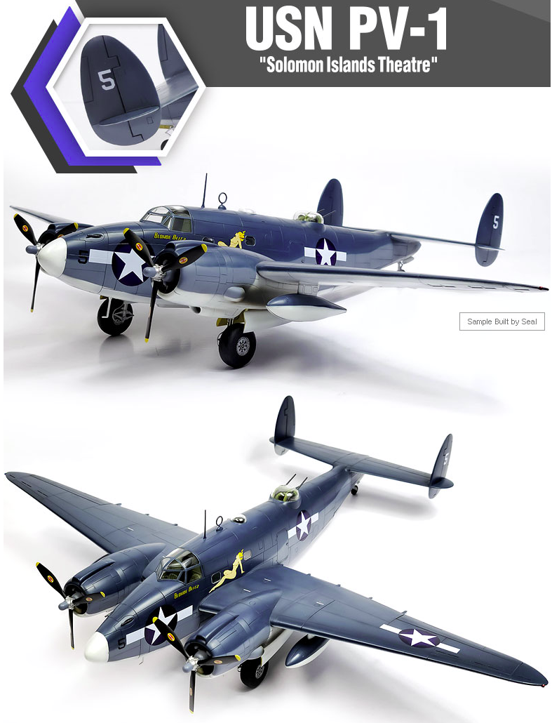 Maquette Academy 12347 USN PV-1 « Théâtre des Îles Salomon » 1/48 – image 5