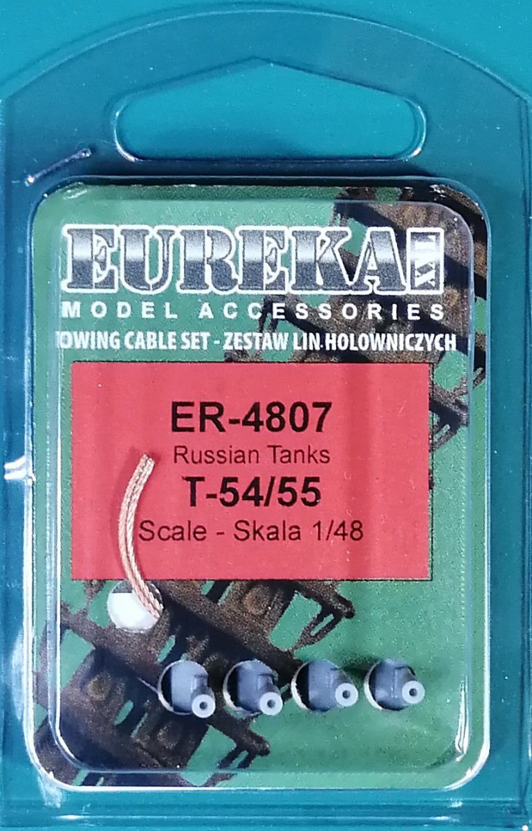 Câble de remorquage Eureka XXL ER-4807 pour chars soviétiques T-54/T-55 à l&amp;#39;échelle 1/48
