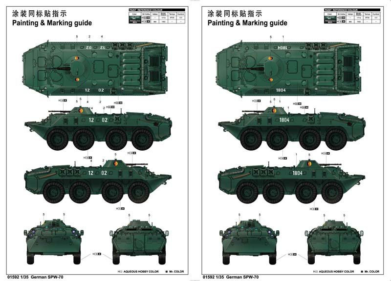 Trumpeter 01592 SPW-70 allemand (1/35) – Bild 3