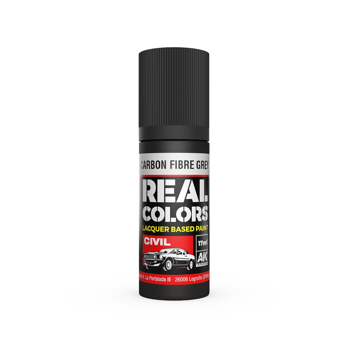 AK Interactive RC829 Carbon Fibre Grey 17 ml – zdjęcie 2