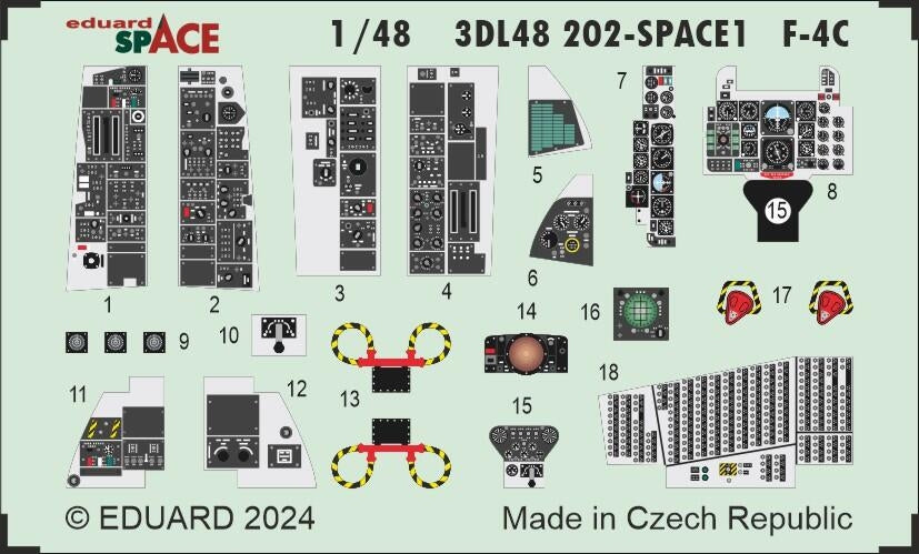 Eduard 3DL48202 F-4C SPACE HOBBY 2000, ACADEMY 1/48 – image 3