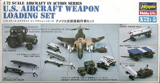 Hasegawa X72-5 Armements d&amp;#39;avions américains V (1/72)