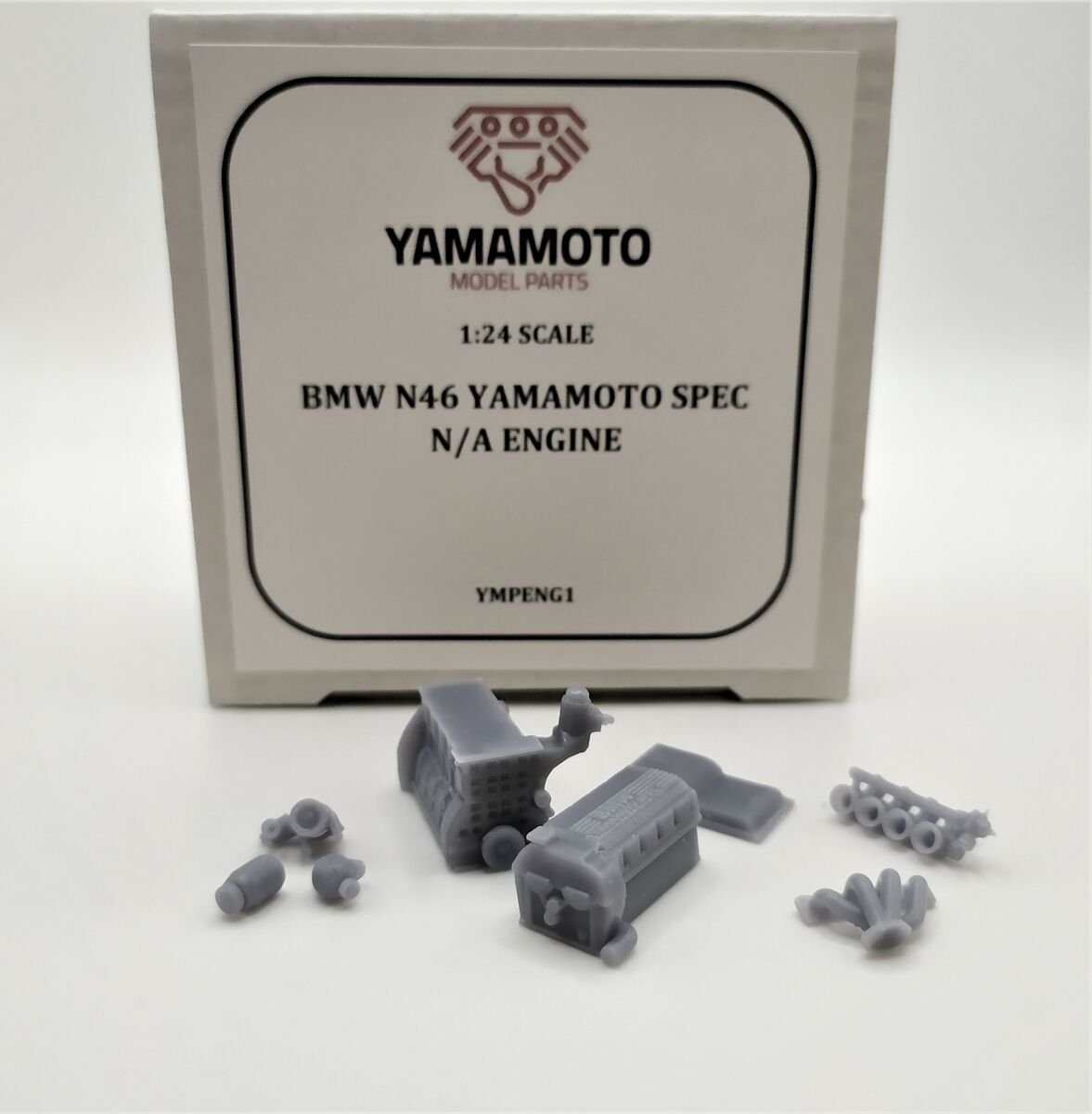Moteur Yamamoto Model Parts YMPENG1 BMW N46 (Spécifications Yamamoto) - Atmosphérique 1/24