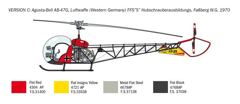 Italeri 2820 OH-13 Sioux 1/48  – immagine 5