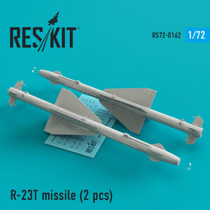 RESKIT RS72-0162 MISSILES R-23T (2 PIÈCES) 1/72