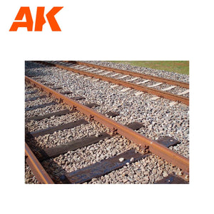 Ballast ferroviaire AK Interactive AK8256 pour petits chemins de fer, 100 ml – Bild 3