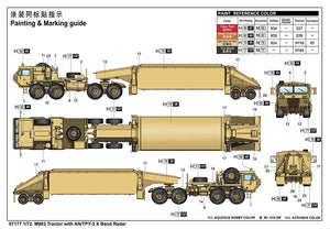 Tracteur Trumpeter 07177 M983 et radar bande X AN/TPY-2, échelle 1/72 – Bild 5