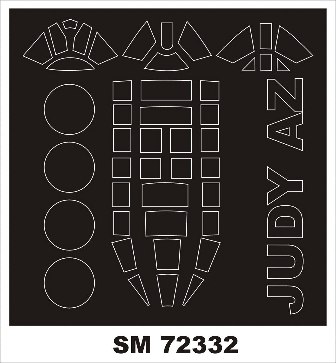Montex SM72332 D4Y5 JUDY AZ - MODÈLE 1/72
