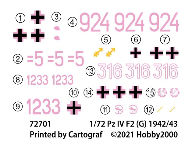 Hobby 2000 72701 Pz.Kpfw.IV Ausf.F2 (G) Front de l&amp;#39;Est 1942 DRAGON + CARTOGRAF 1/72  – image 3