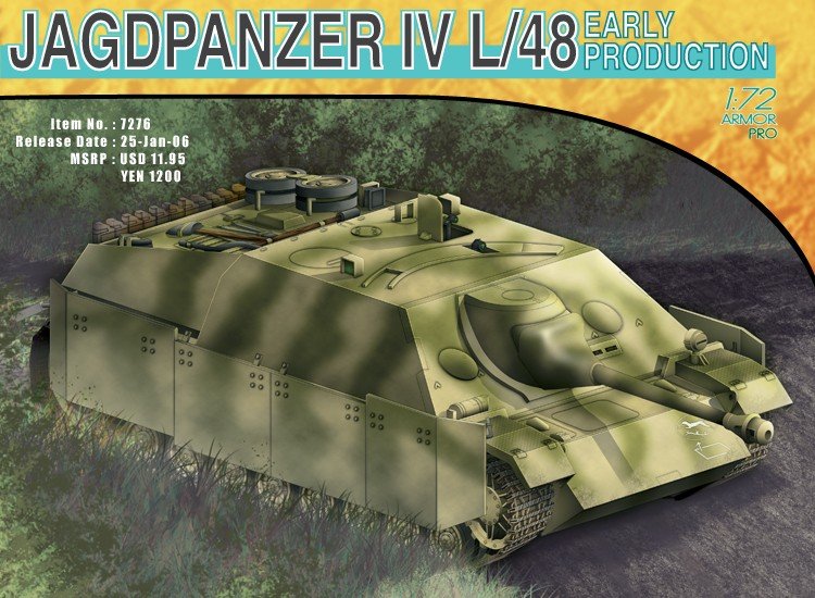 Dragon 7276 Jagdpanter IV L/48 Début (1/72)