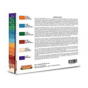 Peinture acrylique Lifecolor ES02, couleurs mates de base, coffret de 2 x 6 x 22 ml – Bild 2