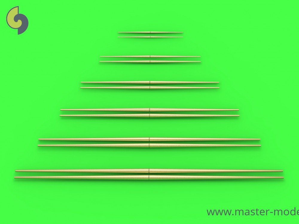 Master SM-700-045 Jeu de vergues universelles n° 1 (longueurs = 5, 7,5, 10, 12,5, 15, 17,5 mm - 2 pièces de chaque) (1/700) – immagine 2
