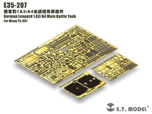 Maquette ET E35-207 Char de combat principal allemand Leopard 1 A3/A4 (pour Meng TS-007) (1/35)