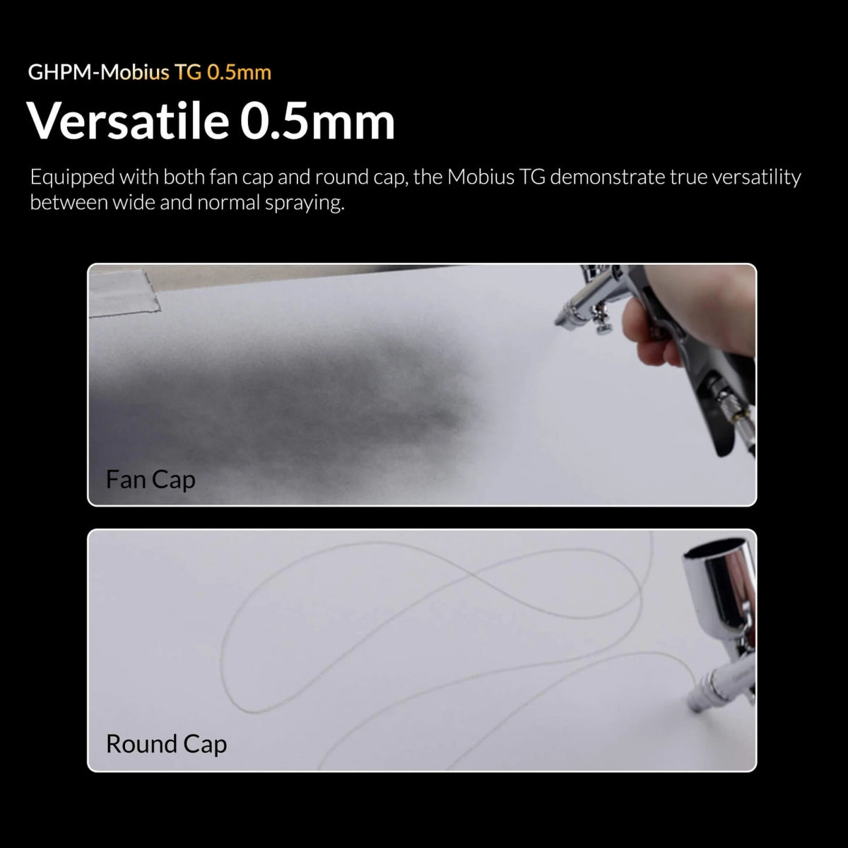 Gaahleri 44070 Premium Series GHPM-Mobius TG 0,5 mm Airbrush