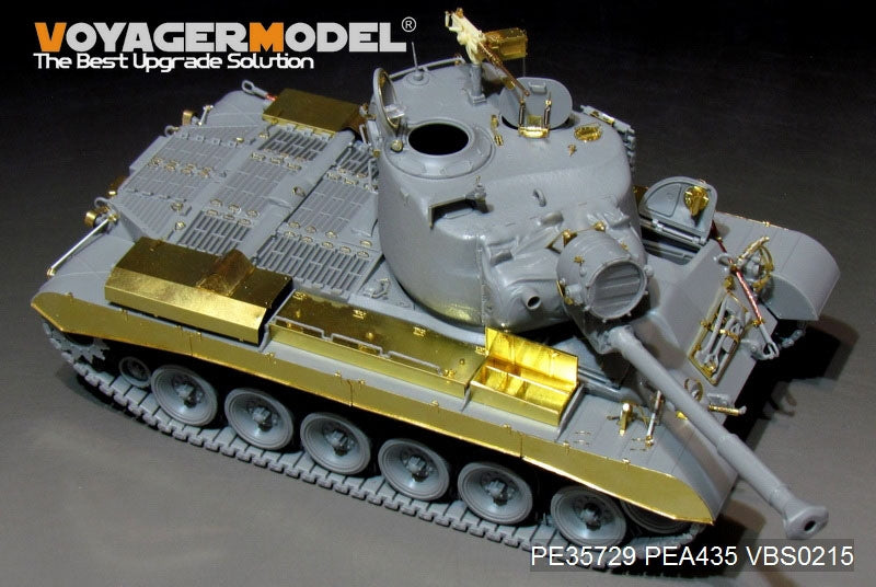 Maquette Voyager PE35729 de base du char moyen M46 Patton de l&amp;#39;armée américaine moderne pour TAKOM 2117 au 1/35 – image 15