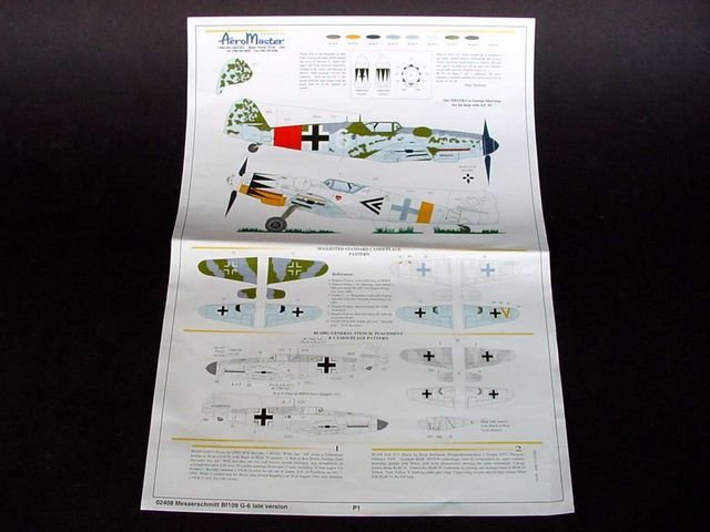 Trumpeter 02408 Messerschmitt Bf109 G-6 version tardive 1/24 – immagine 2
