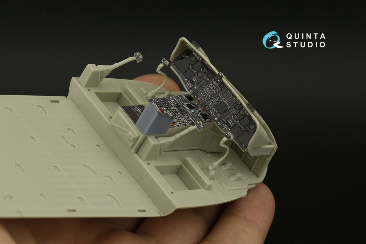 Intérieur du MH-60L Quinta Studio QDS+35108 imprimé en 3D et coloré sur papier décalcomanie (Kitty Hawk) (avec pièces en résine imprimées en 3D) (petite version) 1/35 – image 11