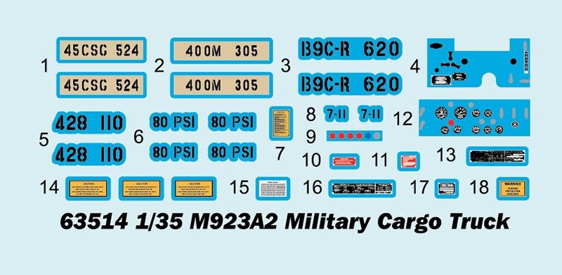 J&amp;#39;adore le kit 63514 M923A2 Camion de transport militaire 1/35 – Bild 13