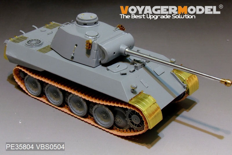 Maquette Voyager PE35804 Panther D V1 allemand de la Seconde Guerre mondiale (modèle de base) pour DROGON 6822 au 1/35 – immagine 6
