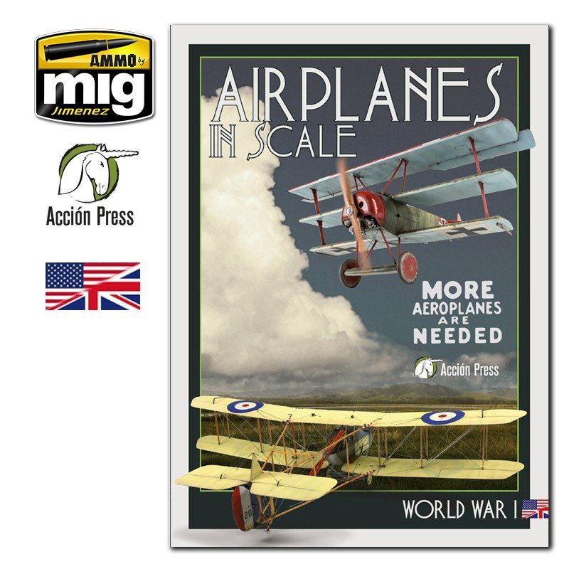 Munitions des avions Mig EURO0027 à l&amp;#39;échelle - Vol. III - Première Guerre mondiale (anglais)