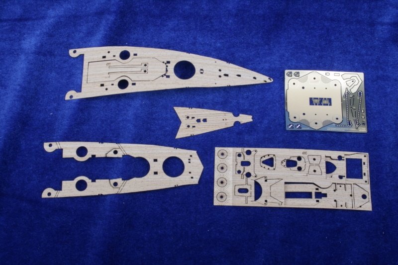 MK1 Design MD-70019 PONT EN BOIS GNEISENAU pour TAMIYA 1/700