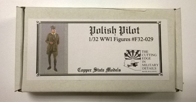 Maquette Copper State Models F32-029 Pilote polonais 1/32