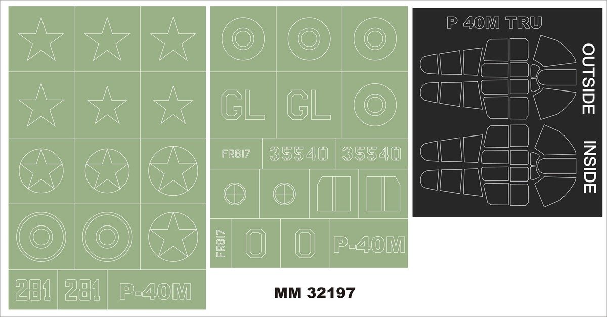 Montex MM32197 P-40M 1/32 