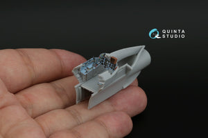 Intérieur imprimé en 3D et coloré sur papier décalcomanie Quinta Studio QD72224 Su-17M4/Su-22M4 (Modelsvit) 1/72  – Bild 6
