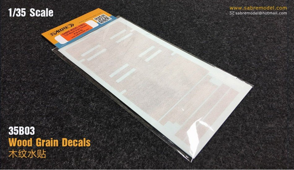 Saber 35B03 Décalcomanies complètes à effet bois pour le plateau d&amp;#39;un wagon (pour SABER 35A05) 1/35 – Bild 2