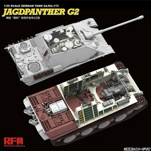 Rye Field Model 5022 German Heavy Tank Destroyer Sd. Kfz. 173 Jagdpanter G2 FULL Interior 1/35 – zdjęcie 2