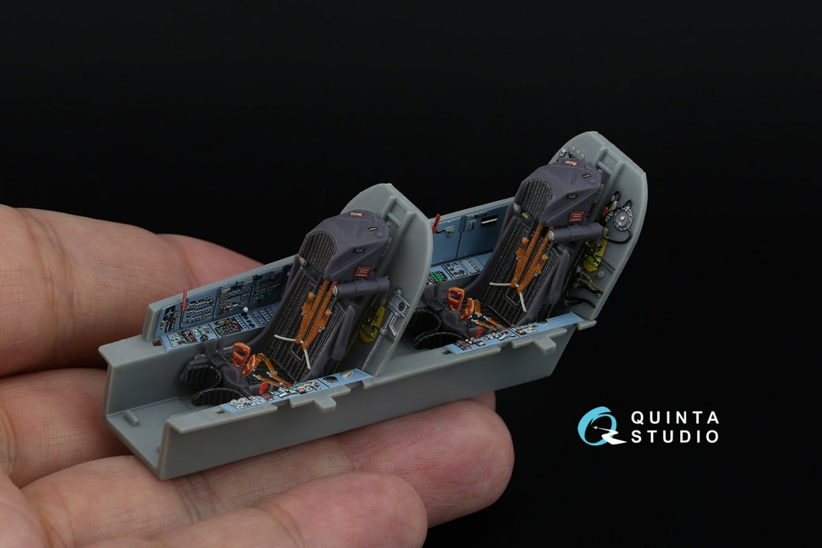 Quinta Studio QD+48409 Su-17UM3 3D-Printed &amp;amp; coloured Interior on decal paper (Hobby Boss) (with 3D-printed resin parts) 1/48 – zdjęcie 13