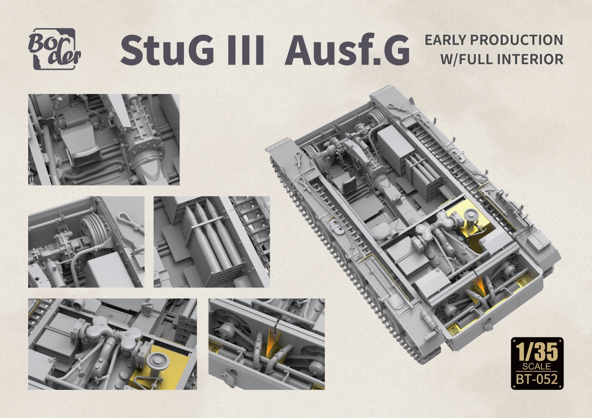 Maquette Border BT-052 StuG III Ausf. G, version de production précoce, échelle 1/35  – image 2