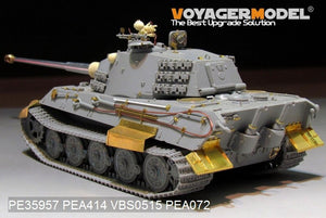Maquette Voyager PE35957 Char King Tiger allemand de la Seconde Guerre mondiale (tourelle Hensehel) pour HOBBYBOSS 84533 1/35 – image 14